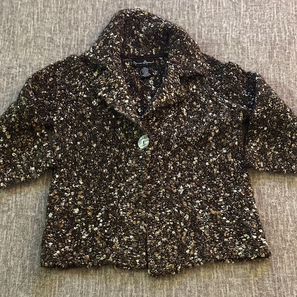 Mercer & Madison Kids Textured Brown Jacket